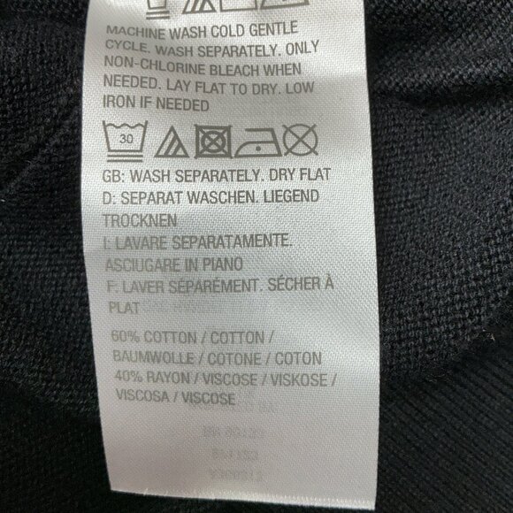 SMALL CARDIGAN BUTTON UP BLACK NEW JOAN RIVERS A366313 - Picture 10 of 11